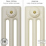 CI-SH-CREAM-014 - Shelbourne Cream 3 Column Victorian Cast Iron Radiator H645mm x W1061mm CI-SH-CREAM-014 - Shelbourne Cream 3 Column Victorian Cast Iron Radiator H645mm x W1061mm
